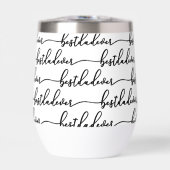 Bester Vater überhaupt Schwarze Skript-Typografie (Vorderseite)