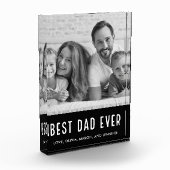 Bester Vater überhaupt | Schwarzweiss Fotoblock (Links)