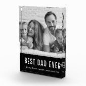 Bester Vater überhaupt | Schwarzweiss Fotoblock (Rechts)