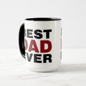 BESTER VATER ÜBERHAUPT TASSE (Vorderseite Links)