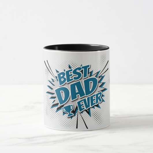 Bester Vater überhaupt Tasse (Zentrum)