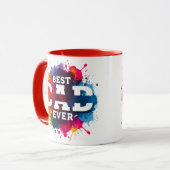 Bester Vater überhaupt Tasse (Vorderseite Links)