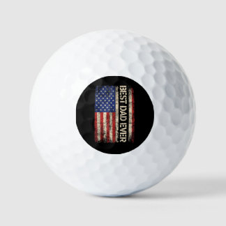 Bester Vater überhaupt US-amerikanische Flagge Ges Golfball
