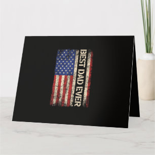Bester Vater überhaupt US-amerikanische Flagge Ges Karte