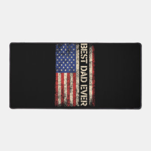 Bester Vater überhaupt US-amerikanische Flagge Ges Schreibtischunterlage