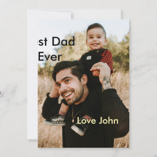 Bester Vater überhaupt Vater Papa Geschenk Foto Na Einladung
