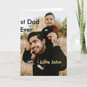Bester Vater überhaupt Vater Papa Geschenk Foto Na Karte
