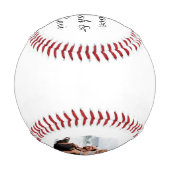 'Bester Vater überhaupt' - Vatertag, Geburtstagsge Baseball (Rückseite)