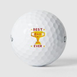 'Bester Vater überhaupt' Vatertag, lustiges Geburt Golfball