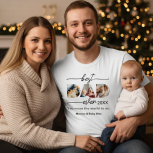 Bester Vater überhaupt Vatertag Papa Ausschneiden T-Shirt