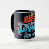 Bester Vater überhaupt – Vatertag Tasse (Vorderseite Links)