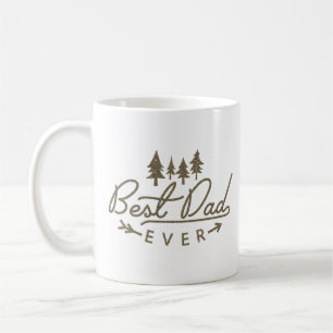 Bester Vater überhaupt Vintage-Stil braune Typogra Kaffeetasse