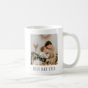 Bester Vater überhaupt, volles Foto personalisiert Kaffeetasse