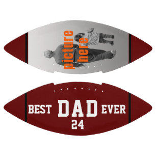 Bester Vater überhaupt Weiße Typografie Schwarze L Football