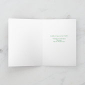 Bester Vater überhaupt zum St. Patrick's Day  Karte (Innenseite)