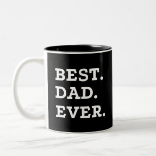 Bester Vater überhaupt Zweifarbige Tasse