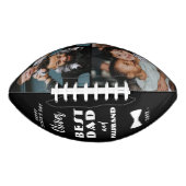 Bester Vater und Ehemann Elegante Krawatte Keepake Football (Vorderseite)