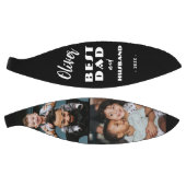 Bester Vater und Ehemann Vater 2 Fotos Keepake Basketball (Panele)