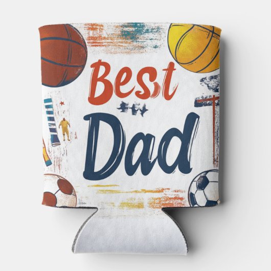 Bester Vater und Sport Dosenkühler (Rückseite)