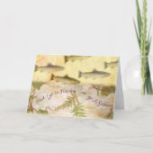 BESTER VATER VATER DAY POEM FISCHEREIGEFÜHL KARTE (Vorderseite)