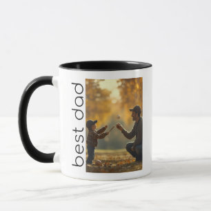 Bester Vater   Vatertag 1 FotoCollage Tasse