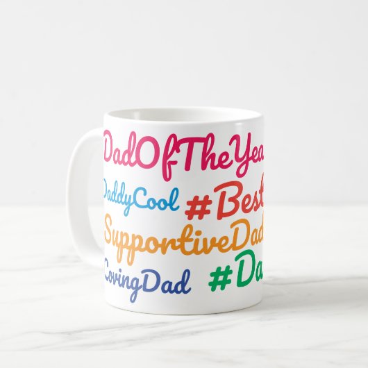 Bester Vater | Vatertag Kaffeetasse (Vorderseite Links)