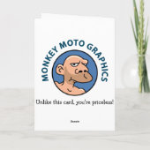 "Bester Vater" Vatertagskarte Karte (Rückseite)