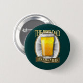 Bester Vater verdient ein Bier Button (Vorne & Hinten)
