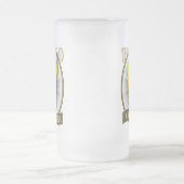Bester Vater verdient ein Bier Mattglas Bierglas (Mittel)