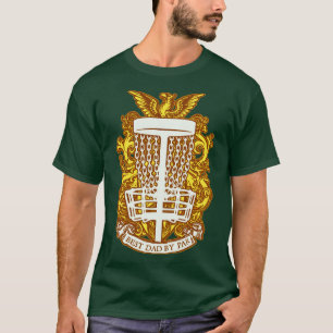 Bester Vater von Par Disk Golf Basketketten Vintag T-Shirt