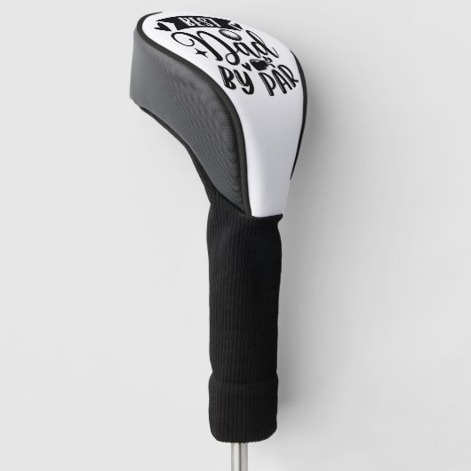 Bester Vater von Par: Ein Tribut an Golf Lover Golf Headcover (angewinkelt)