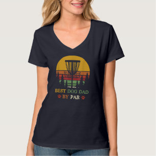 Bester Vater von Par Funny Retro Vintag Frisbee Go T-Shirt