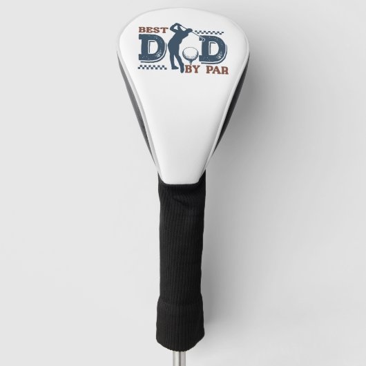 Bester Vater Von Par Golf Kopfbedeckung Headcover (Vorderseite)