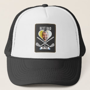 Bester Vater von Par Golf Lover Vatertag Funny Truckerkappe
