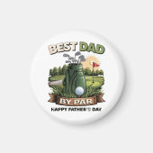 Bester Vater von Par Golf-Vater Lustig Magnet (Vorne)