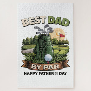 Bester Vater von Par Golf-Vater Lustig Puzzle