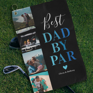 Bester Vater von Par l Fathers Day Foto Golf Handt Golfhandtuch
