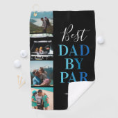 Bester Vater von Par l Fathers Day Foto Golf Handt Golfhandtuch (Insitu)