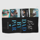 Bester Vater von Par l Fathers Day Foto Golf Handt Golfhandtuch (Horizontal)