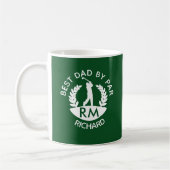 BESTER VATER VON PAR-MONOGRAMM NAME KAFFEETASSE (Links)