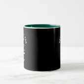 BESTER VATER VON PAR-MONOGRAMM NAME ZWEIFARBIGE TASSE (Mittel)