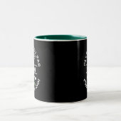 BESTER VATER VON PAR-MONOGRAMM ZWEIFARBIGE TASSE (Mittel)