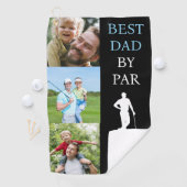 Bester Vater von Par Personalisiert Golfhandtuch (Insitu)