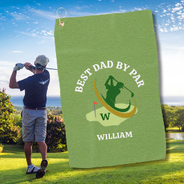 Bester Vater von Par Personalisiert Herren Golf Ha Golfhandtuch