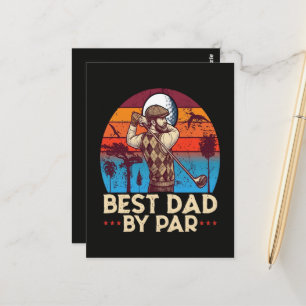 Bester Vater von Par Postkarte