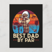 Bester Vater von Par Postkarte (Vorderseite)