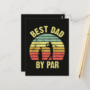 Bester Vater von Par Postkarte