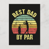 Bester Vater von Par Postkarte (Vorderseite)