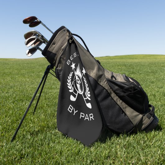 Bester Vater von Par Vaters Geschenk Golf Handtuch (Gras)