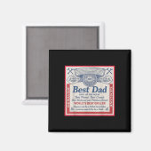 Bester Vater Weltbester Griller Vatertag  Magnet (Vorderseite/Rückseite)